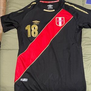 Umbro Black and Red FPF Soccer Jersey